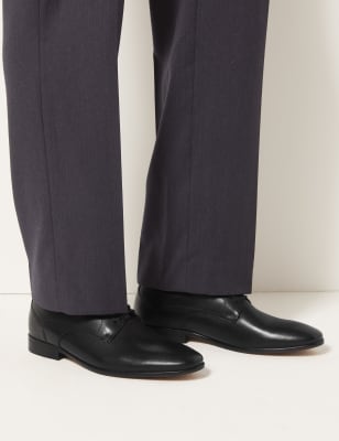  Grandes tailles - Derbys en cuir - Black