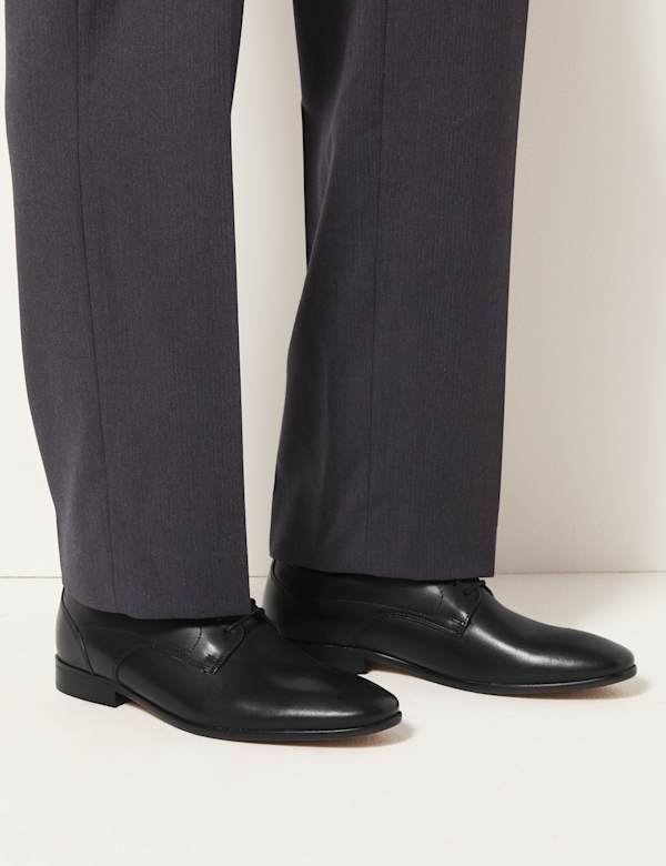 Big & Tall Leather Derby Shoes