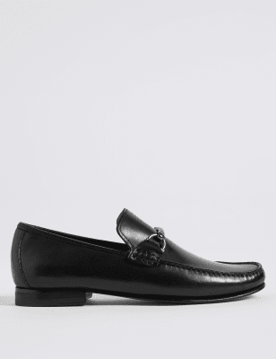 leather snaffle loafer