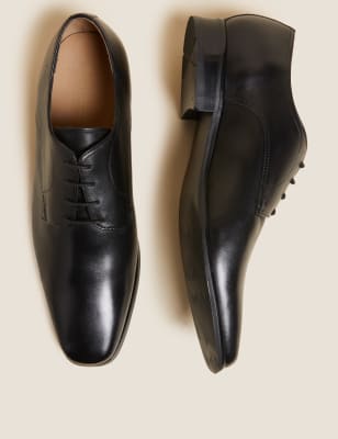 

Mens M&S Collection Derby-Lederschuhe - Black, Black