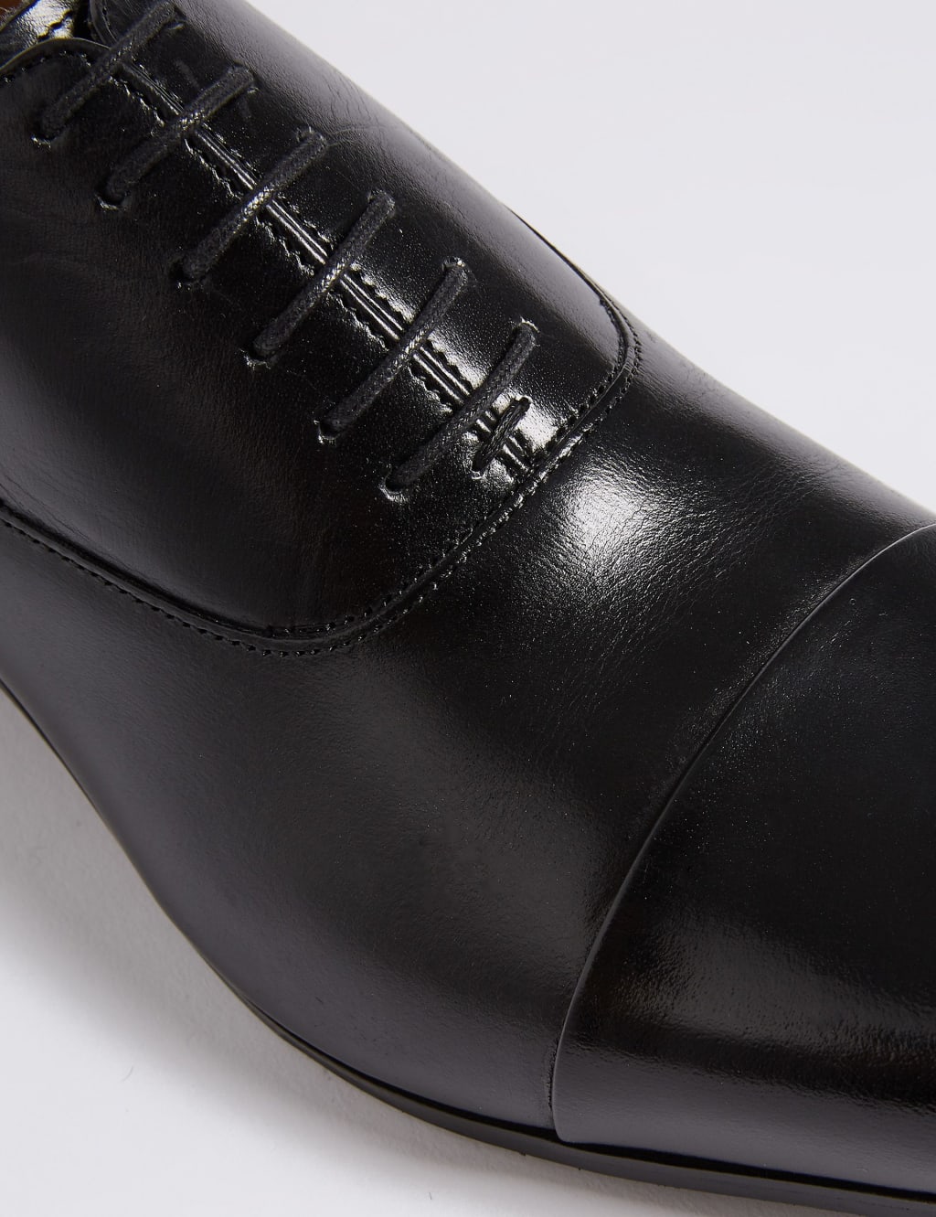 Wide Fit Leather Oxford Shoes image 3