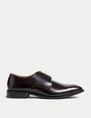 

Mens Autograph Leather Derby Shoes - Burgundy, Burgundy