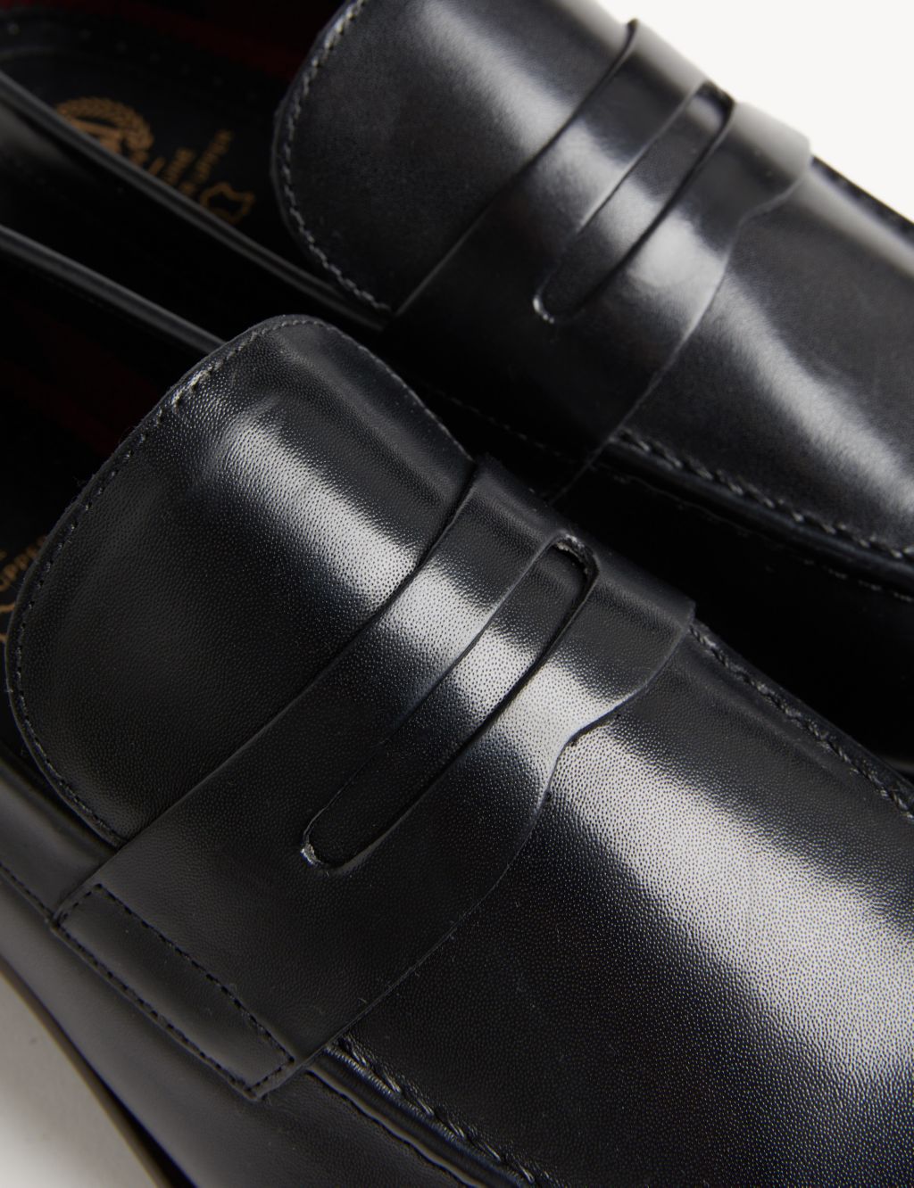 Leather Slip-On Loafers image 2