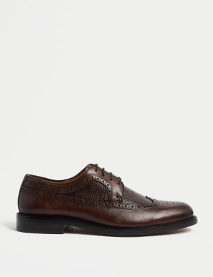 M&S Sartorial Men's Leather Brogues - 6 - Brown, Brown