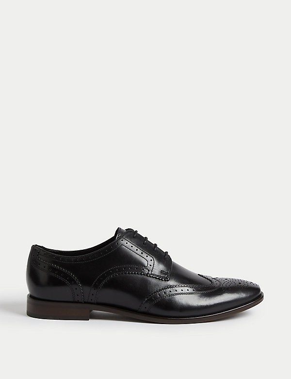 Wide Fit Leather Brogues - CY
