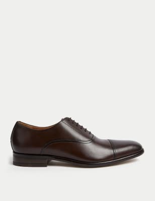 

Mens M&S Collection Leather Oxford Shoes - Brown, Brown