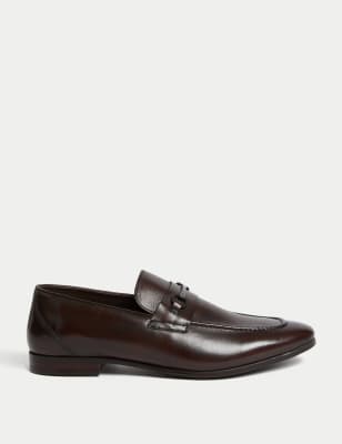 

Mens M&S Collection Lederslipper - Brown, Brown