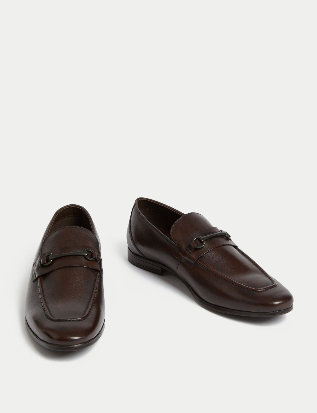 Leather Slip-On Loafers image 2