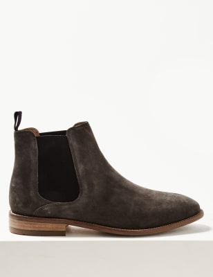 m&s leather chelsea boots