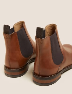 

Mens M&S Collection Leather Chelsea Boots - Tan, Tan