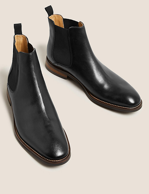 Leather Chelsea Boots - GR