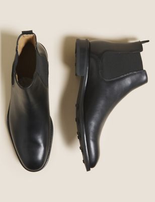 M&S Mens Leather Chelsea Boots