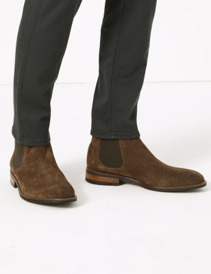 mens suede chelsea boots