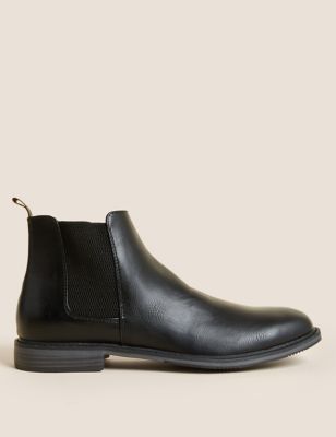 

Mens M&S Collection Pull-On Chelsea Boots - Black, Black