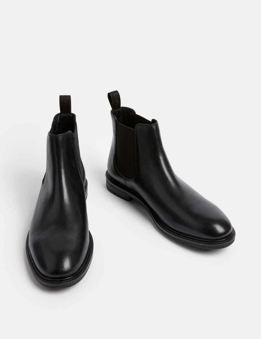 Leather Pull-On Chelsea Boots image 2