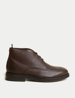 

Mens Autograph Leather Chukka Boots - Brown, Brown