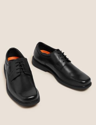 in goede staat | Wide Fit Airflex™ Leather Shoes
