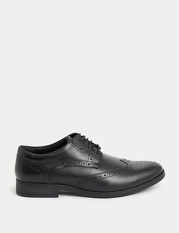 Wide Fit Airflex™ Leather Brogues - SA