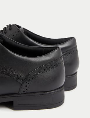 

Mens M&S Collection Wide Fit Airflex™ Leather Brogues - Black, Black