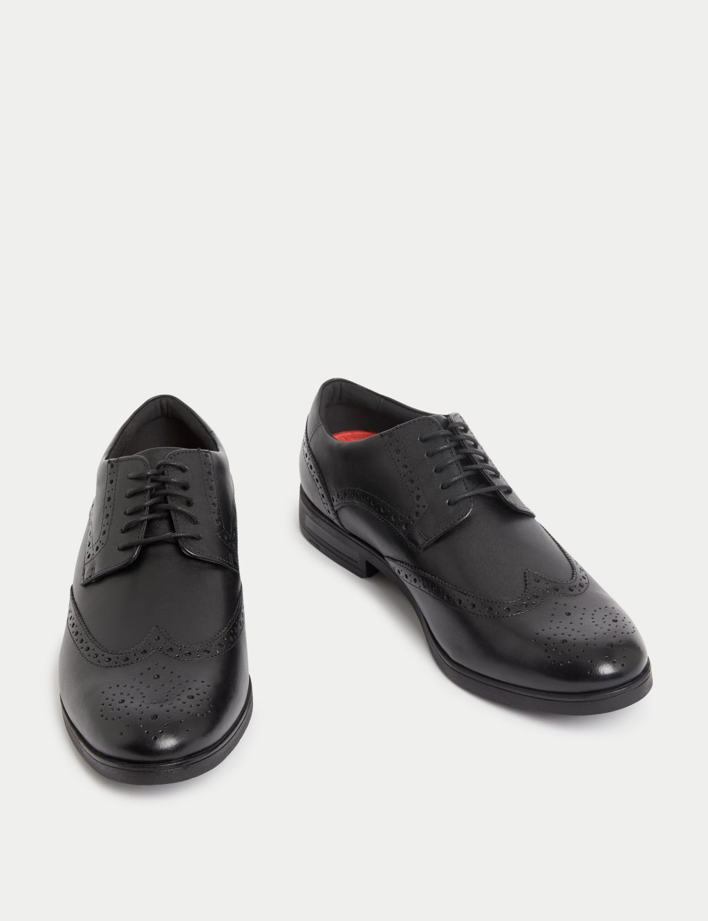 Wide Fit Airflex™ Leather Brogues image 2