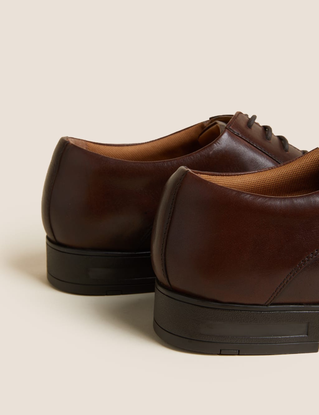 Wide Fit Airflex™ Leather Derby Shoes image 2