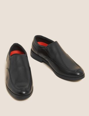 M&S Mens Airflex  Leather Slip On Shoes