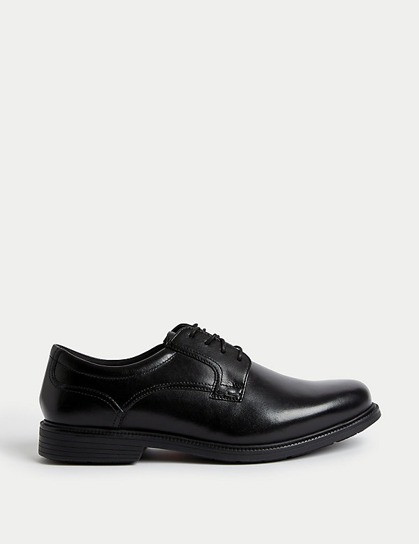 Extra Wide Fit Airflex™ Leather Derby Shoes - DK