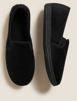 

M&S Collection Zapatillas con forro polar y Thermowarmth™Mens - Black, Black