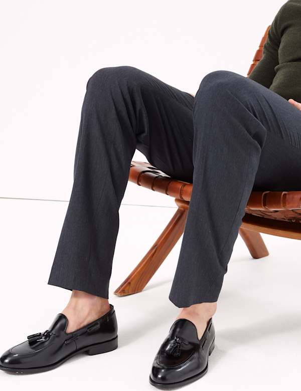 Leather Tassel Loafers