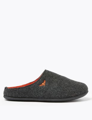 marks and spencer mens leather slippers