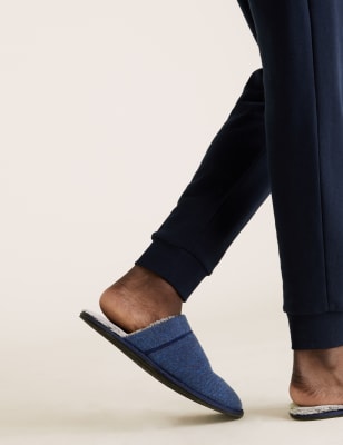 m&s mens mule slippers