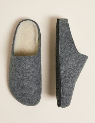  Mules Freshfeet™ avec doublure imitation peau de mouton - Grey