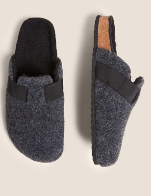 M&S Mens Mule Slippers with Freshfeet 