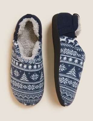 Toms fair isle on sale slippers