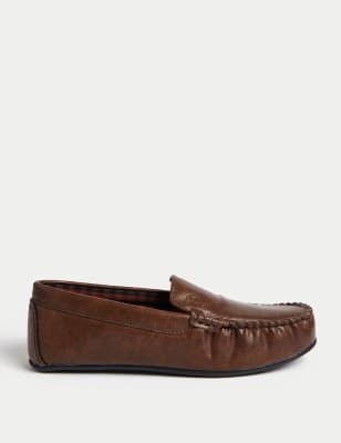 Moccasin Slippers with Freshfeet™ | M&S Collection | M&S