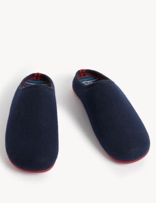 Navy Slippers