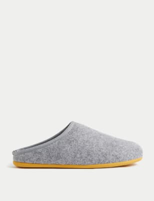 

Mens M&S Collection Mule Slippers - Grey, Grey