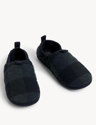 Checked Slippers
