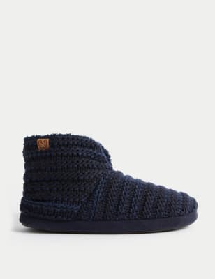 M&s boot slippers new arrivals