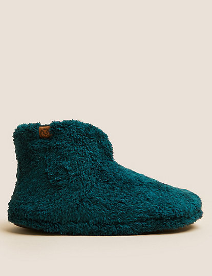 Fluffy Slipper Boots