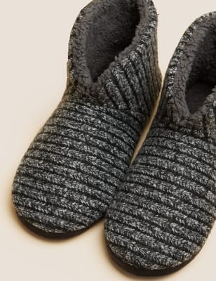 Mens fleece lined slippers new arrivals