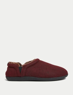 Fleece Lined Mule Slippers with Freshfeet