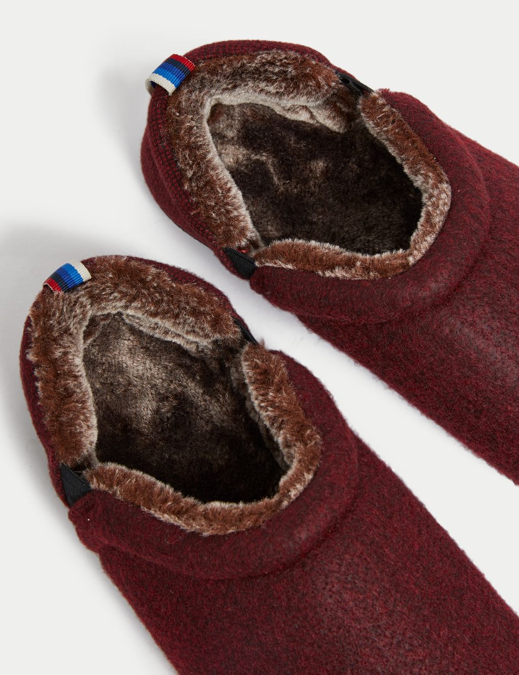 Fleece Lined Mule Slippers with Freshfeet™ image 3