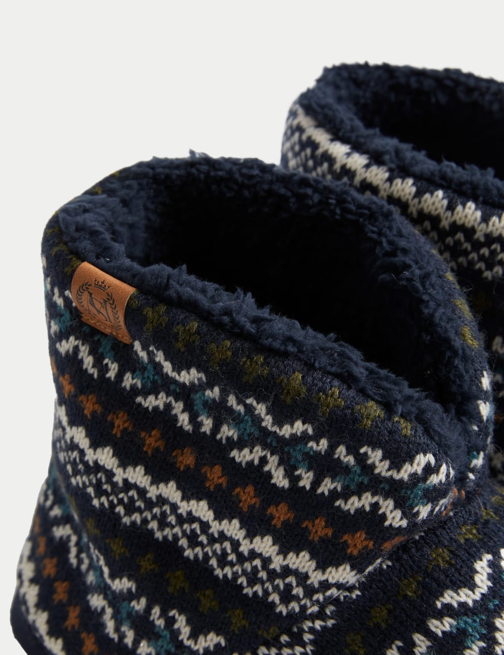 Fair Isle Slipper Boots with Freshfeet™ image 3