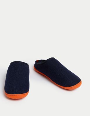 Fleece Lined Mule Slippers with Freshfeet™