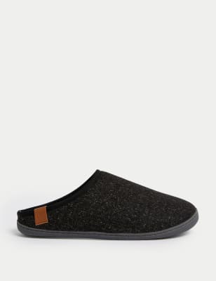 Fleece Lined Slippers with Freshfeet™, M&S Collection