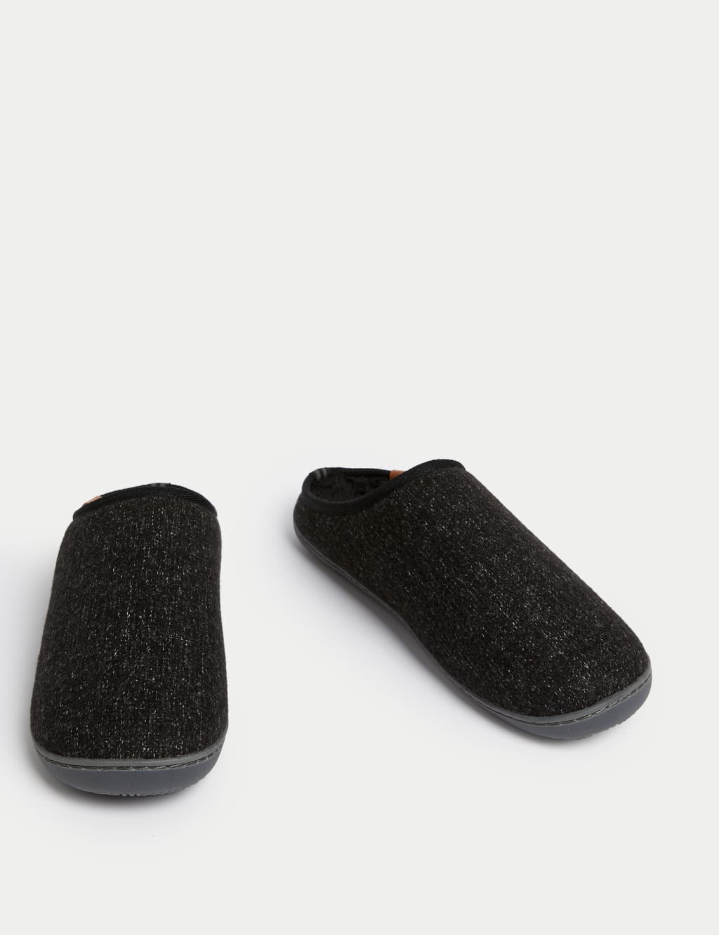 Fleece Lined Mule Slippers with Freshfeet™ image 2