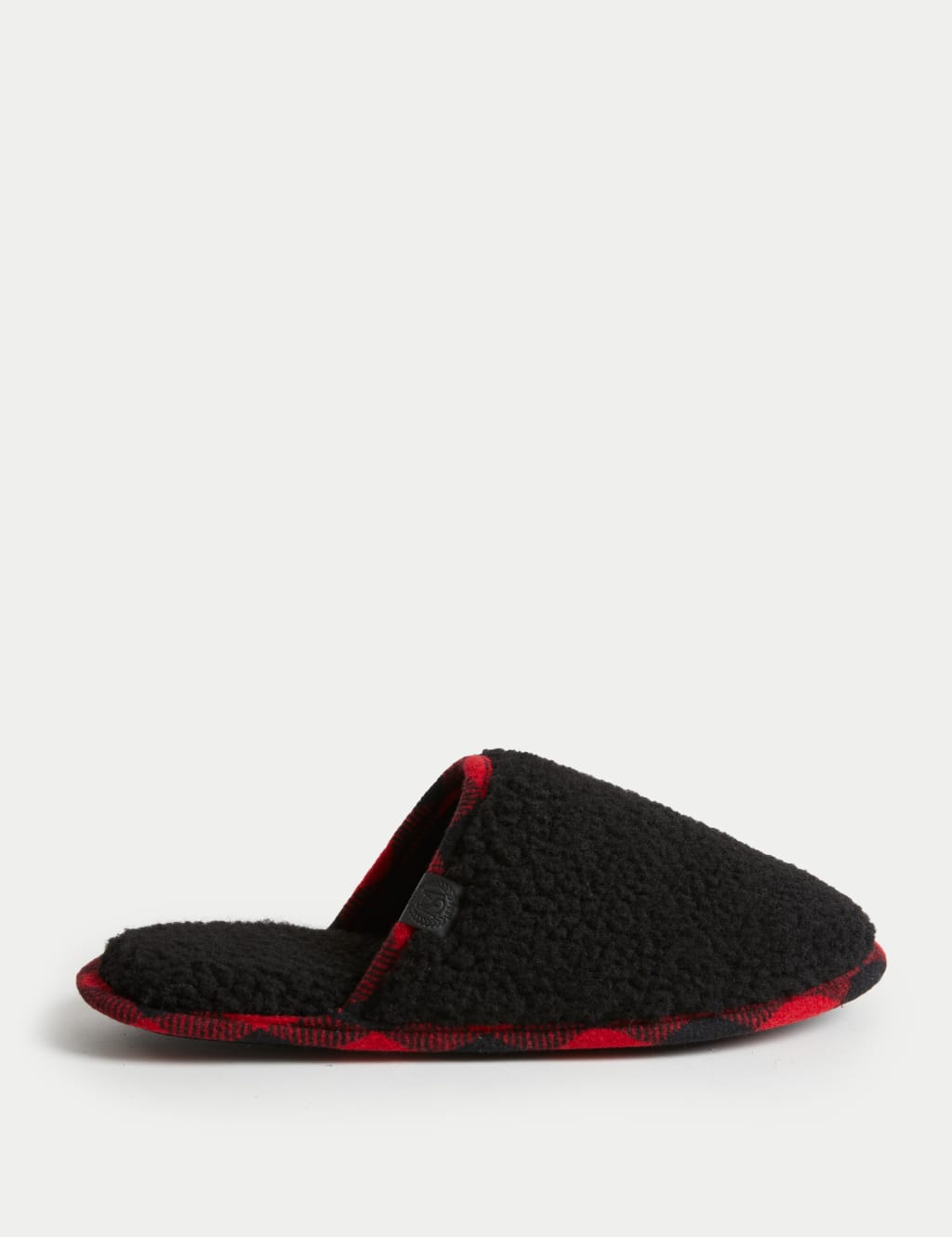 Fleece Lined Mule Slippers with Freshfeet™ image 1