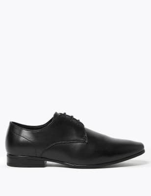 

Mens M&S Collection Wide Fit Derby Shoes - Black, Black