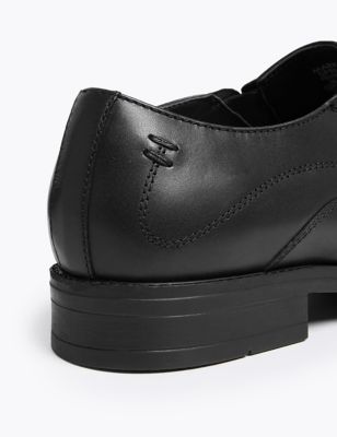 M&S Mens Leather Slip-On Shoes